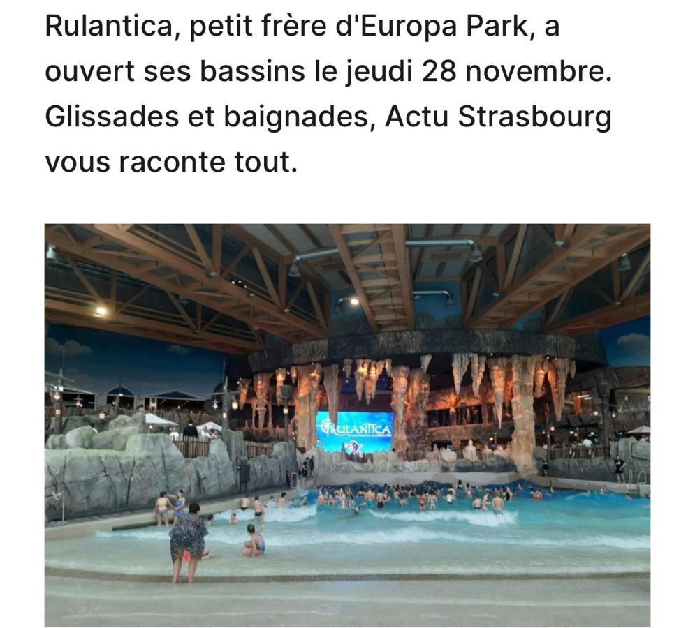 Boofzheim Location Mh Situee A 15 Mn D Europa Park Et Rulantika 아파트 외부 사진